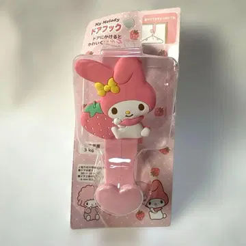 마이멜로디 도어 후크 딸기 레트로 산리오