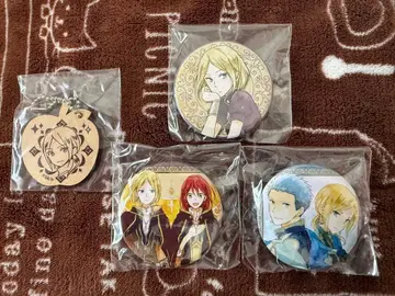 만복 가챠 빨강머리 백설공주 키키 캔 배지 & 구매 혜택 세트