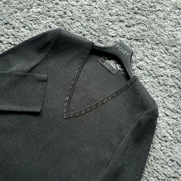 FOXEY 38 비쥬 니트 그레이