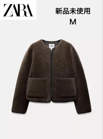 [미사용 새상품] ZARA 대비 보아 자켓 M