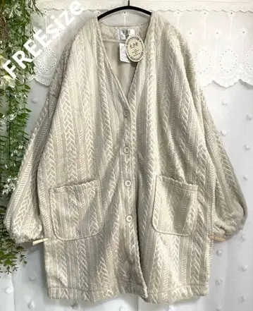 새상품 미사용 FREE 담요 같은 따뜻함 두 겹 룸웨어 겉옷