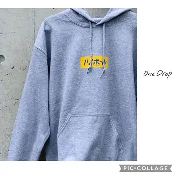 새상품급 One Drop 후드티 후쿠다 하이볼 그레이