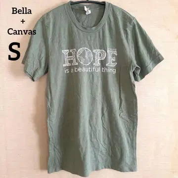 Bella + Canvas T셔츠 S 사이즈 올리브 그린 반팔