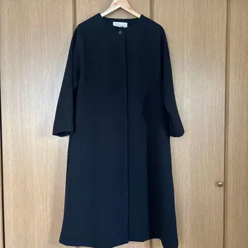 Mab 블랙 롱 코트 08