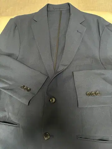 GU 네이비 캐주얼 수트 M 사이즈 슬랙스는 S 사이즈