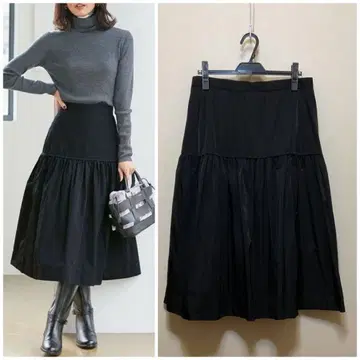 빅 사이즈 23구 메모리 타프타 캉캉 스커트(자유구 ICB 쿠미교쿠)