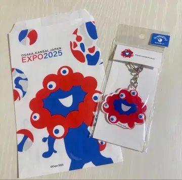 회장 한정 EXPO2025 미야쿠미야쿠 아크릴 키링 무빙 아이