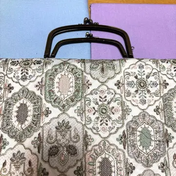 륀느님 리퀘스트 인도 자수 원단 모자 가마구치