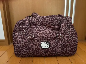 완판템 아베일 표범 무늬 키티 보스턴백