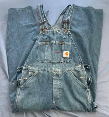Carhartt 데님 오버롤