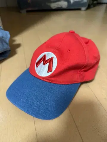 [ USJ ] 마리오 로고 빨간색 데님 캡