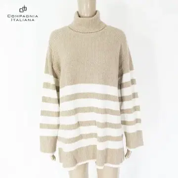 새상품 컴퍼니 이탈리아나 니트 S EKN749 프리 사이즈 스웨터