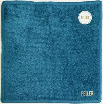 유니 로고 자수 블루 손수건 페이 페이 로고 자수 기프트