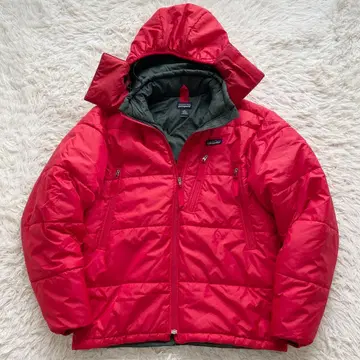 레어 새상품급 patagonia Puff Jacket 드로우 코드 레드