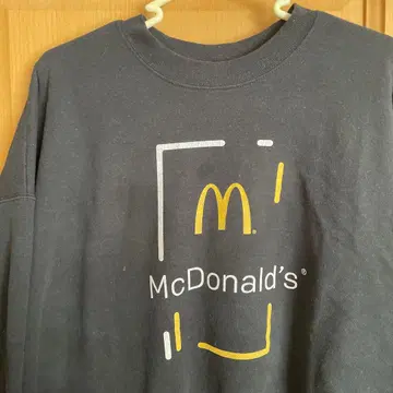 McDonald's 로고 트레이닝복 블랙 기업T 트레이닝복