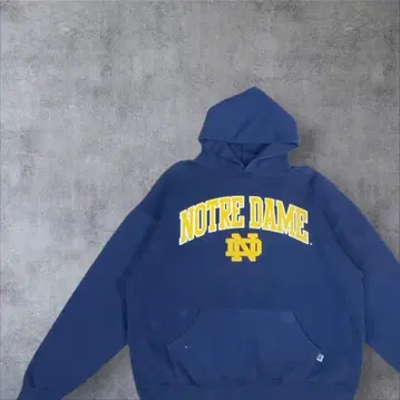 러셀 노트르담 네이비 후드티 L 사이즈 sk1185
