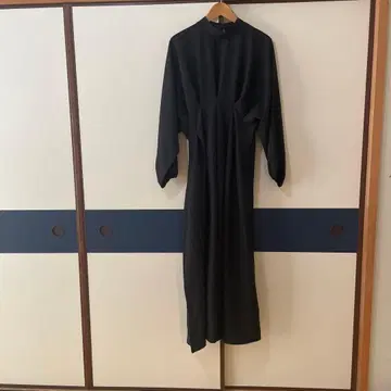 맥시 길이 블랙 드레스 원피스 관혼상제