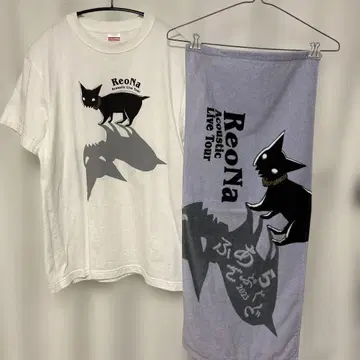 ReoNa 후안플러그드 2023 셔츠 M 사이즈 + 타월