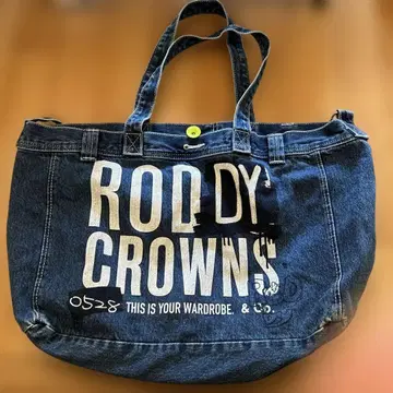 RODDY CROWN 데님 토트백