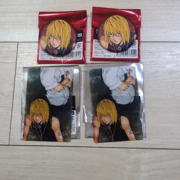 최종 가격 인하! 데스노트 멜로 캔뱃지 2개 세트 + 카드 포함