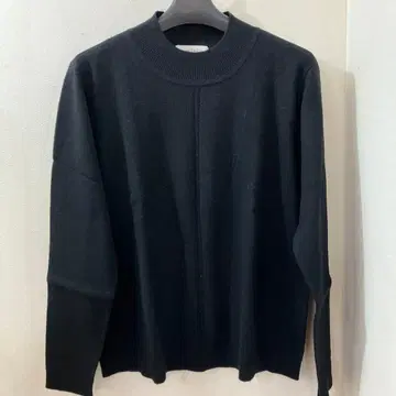 캐시미어 100% 블랙 긴팔 스웨터 사이즈 15