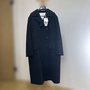 미사용 새상품 JIL SANDER WARDROBE 더블 체스터 48 블랙