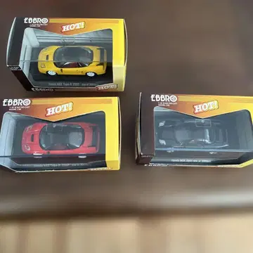 1/43 에브로 NS-X 미니카 3대 세트