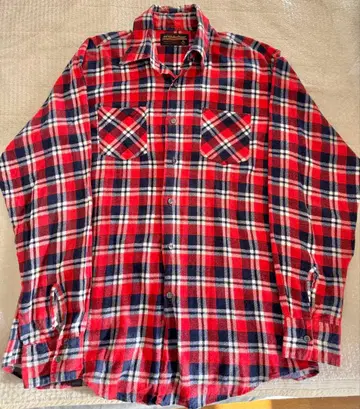 코튼 플란넬 셔츠