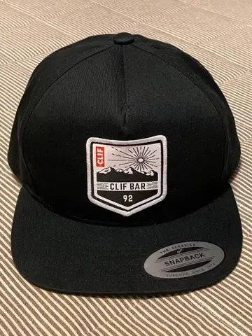 레어! 클리프바 CLIF BAR 캡 블랙 와펜