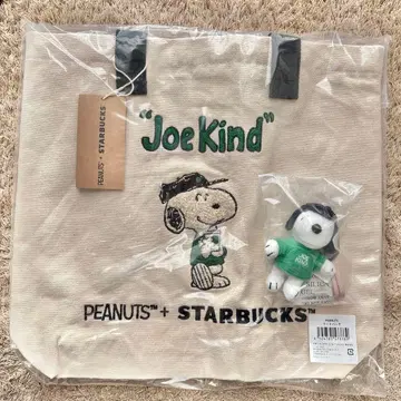 스타벅스 스누피 토트백 봉제 인형 키체인 세트