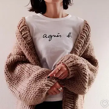 agnes b. 로고T셔츠