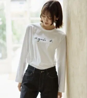 agnes b. 로고T셔츠