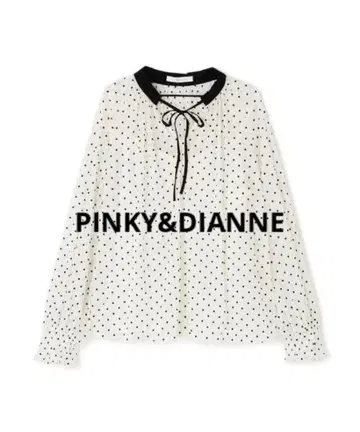 PINKY & DIANNE 도트 플로키 블라우스