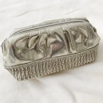 [프란프란] 샤이니 호일 와이어 파우치 실버