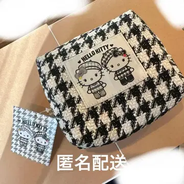 산리오 Sanrio 흑백 걸리시 쌍둥이 코디 파우치