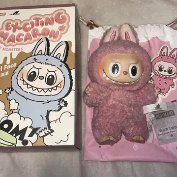 4 [정품] POPMART LABUBU 라부부 마카롱 봉제 인형