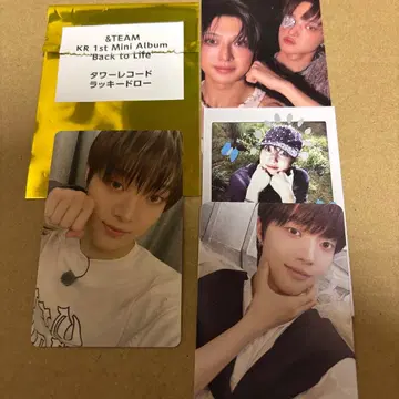 &TEAM EJ 위주 타워 레코드 럭키 드로우 혜택 트레이딩 카드 케미