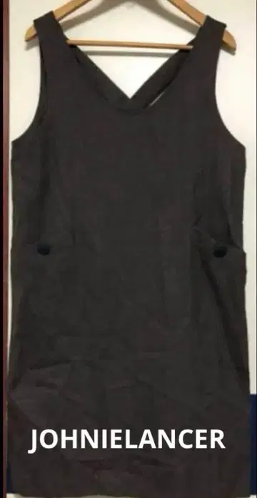 슬리브리스 원피스 오버롤 스커트