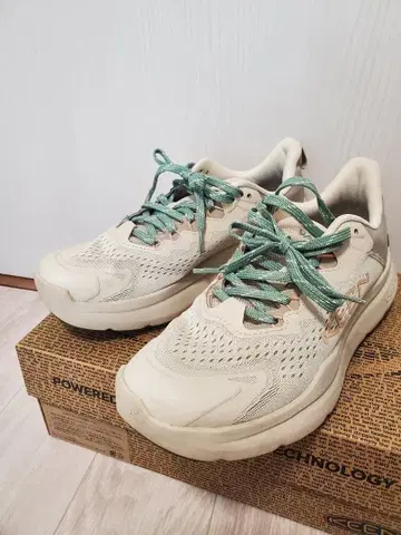 KEEN CURVE 스니커즈 크림/민트