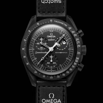 OMEGA x Swatch MoonSwatch 스누피 블랙 손목시계
