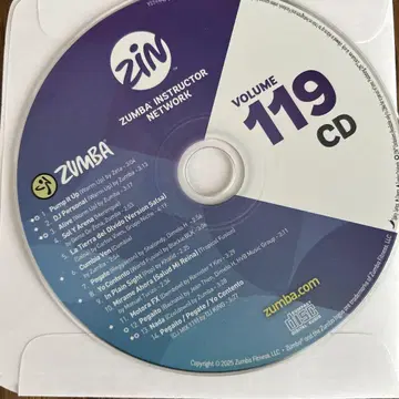 Zumba Volume 119 CD