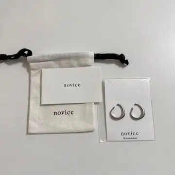 새상품급 [ novice ] 드롭 행 이어 커프 2세트