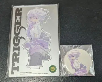 그리드맨 전편 상영 이벤트 한정판 신조 아카네 아크릴 스탠드 캔뱃지