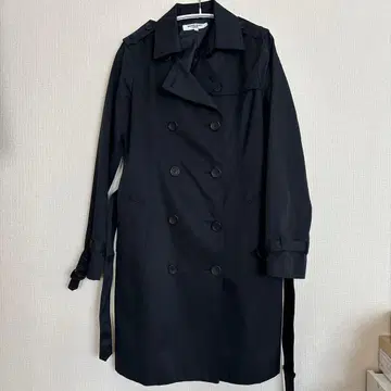 NATURAL BEAUTY BASIC 네이비 트렌치코트 L