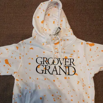 GROOVER GRAND 스플래쉬 페인트 후드티 M 사이즈