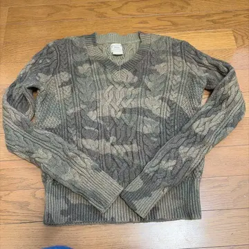 폴로 랄프 로렌 카모플라쥬 패턴 니트 여성용