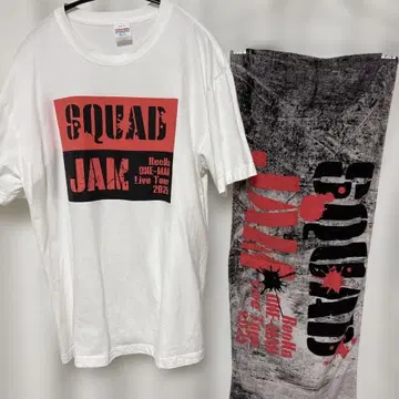 ReoNa SQUADJAM 투어 셔츠 L 사이즈 + 타월