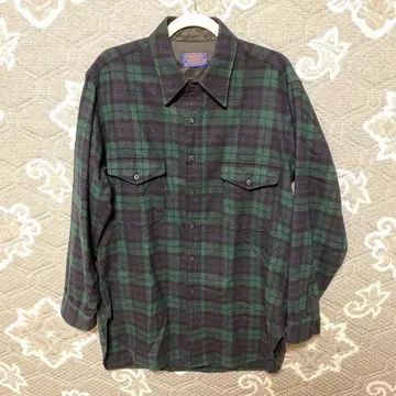 Pendleton 울 블랙워치 셔츠
