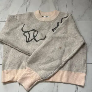 SIPS 꽃무늬 니트 스웨터