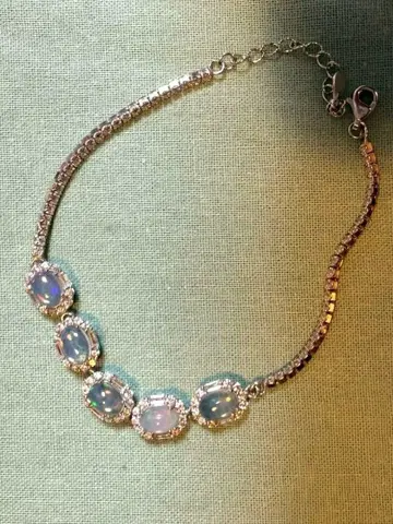 만박 오팔 팔찌 실버 SV925